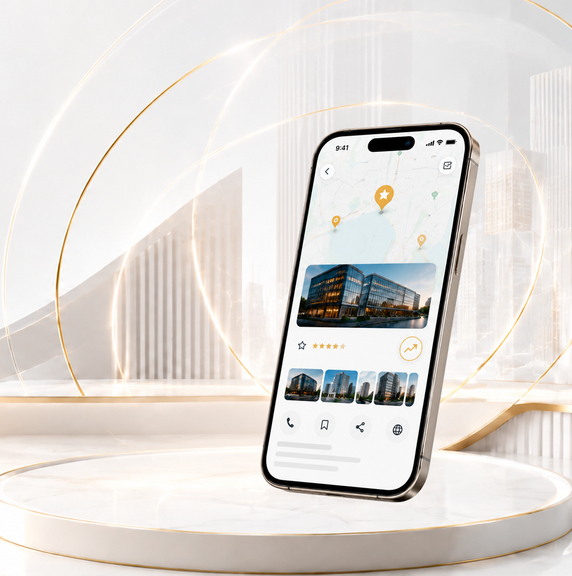 Карточка компании в топе Яндекс Карт